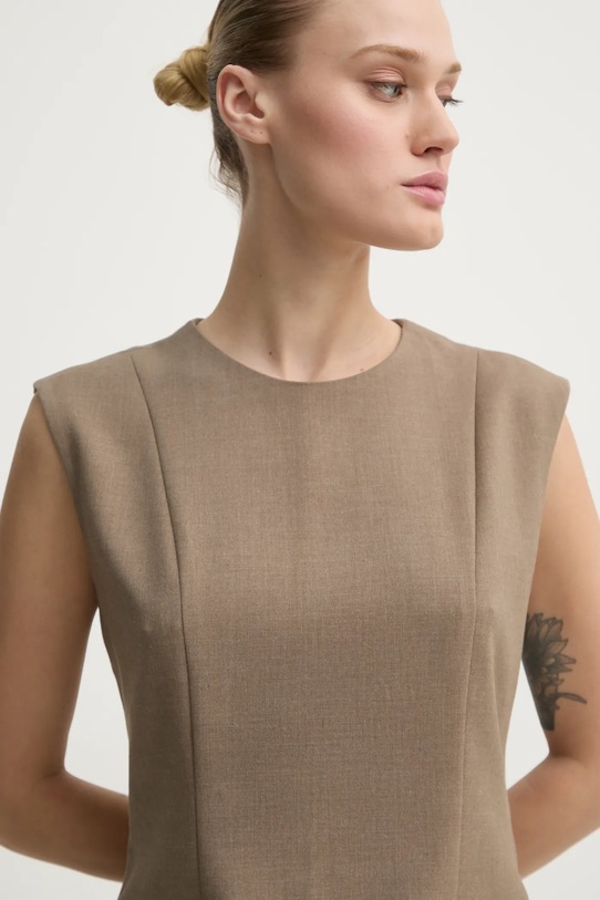 Abercrombie & Fitch bluzka brązowy KI140.4498.411