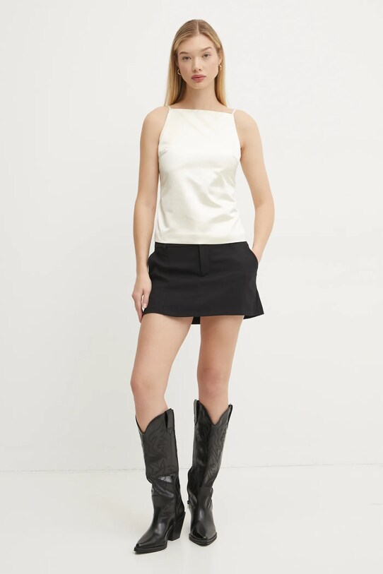 Abercrombie & Fitch top KI140.4528.180 beige AW24