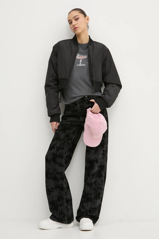 Памучна тениска Abercrombie & Fitch KI157.4332.954 сив AW24