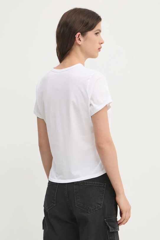 Odzież Abercrombie & Fitch t-shirt bawełniany KI157.4346.100 biały