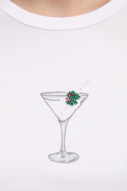 Abercrombie & Fitch t-shirt bawełniany biały KI157.4346.100