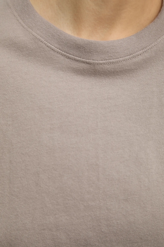 Bavlněné tričko Hollister Co. KI339.3705.401 béžová