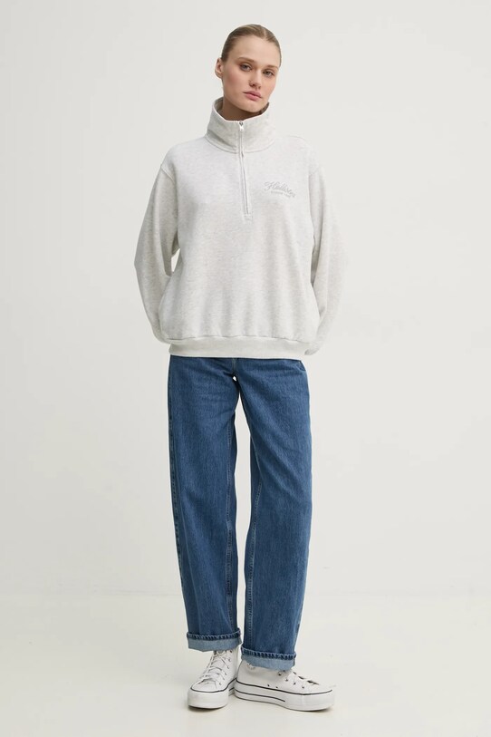 Hollister Co. bluza KI352.4201.112 gri AW24