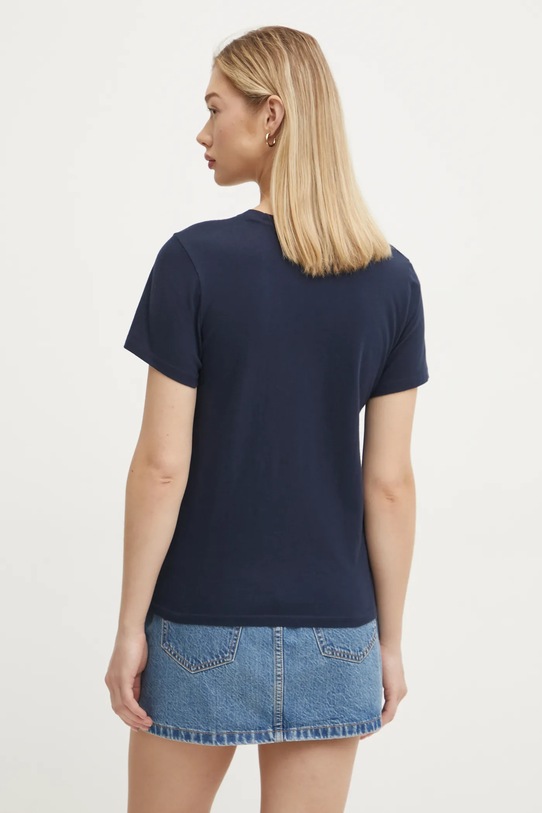 Oblečení Bavlněné tričko Hollister Co. KI357.4017.200 námořnická modř