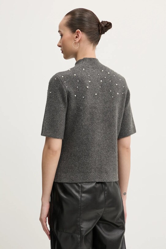Odzież Abercrombie & Fitch sweter z domieszką wełny KI150.4339.912 szary