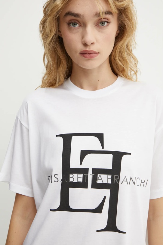 Elisabetta Franchi tricou alb MA54N46E3