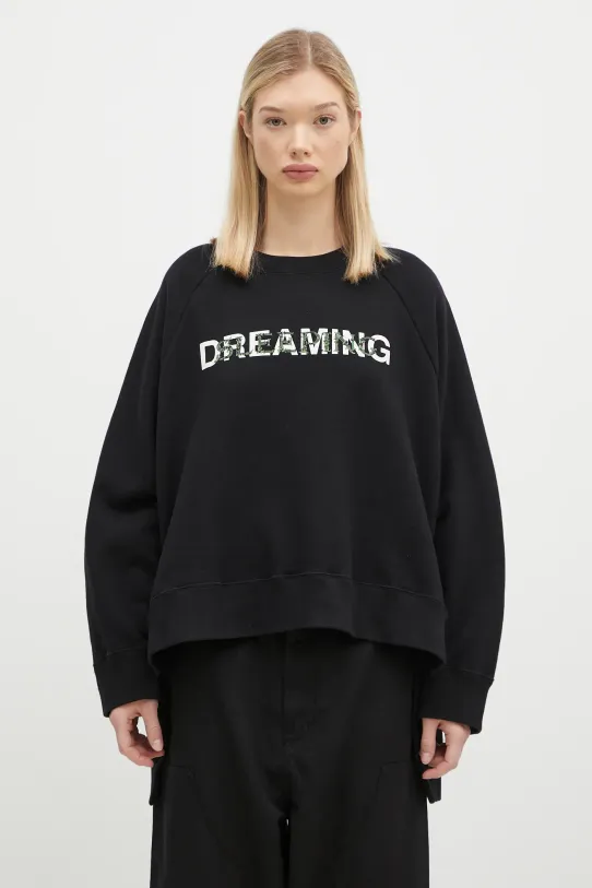 Хлопковая кофта Undercover C/S печать чёрный UC2D1895.2