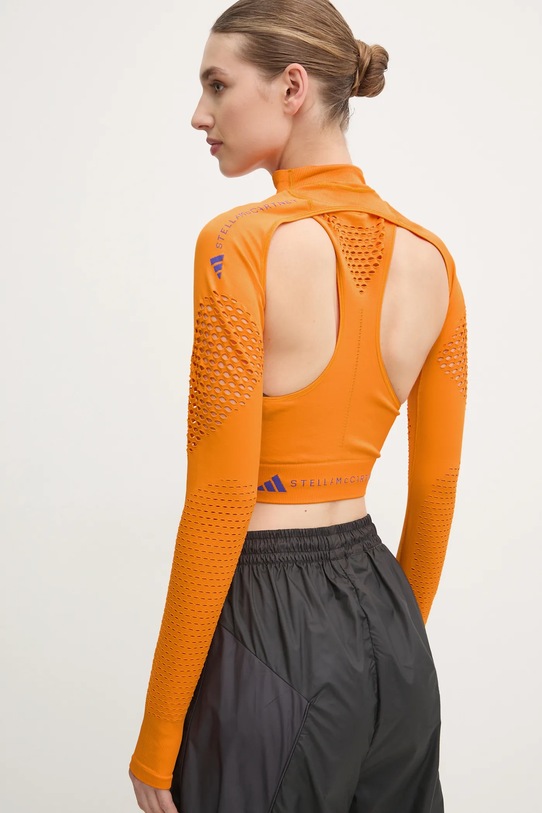 Îmbrăcăminte adidas by Stella McCartney longsleeve JE4083 portocaliu