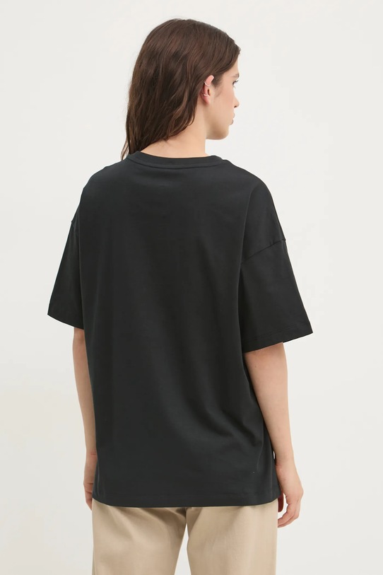 Одежда Хлопковая футболка Converse 10027079.A02 чёрный