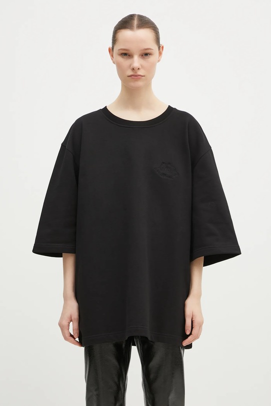 Fiorucci cotton t-shirt Angel relaxed black U01FPSCR109CJ05BK01