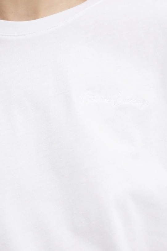 Бавовняна футболка Armani Exchange 6DYT47.YJDGZ білий