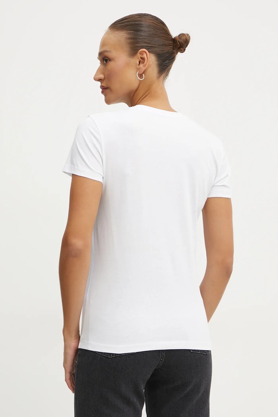 Odzież Armani Exchange t-shirt bawełniany 6DYT37.YJDGZ biały