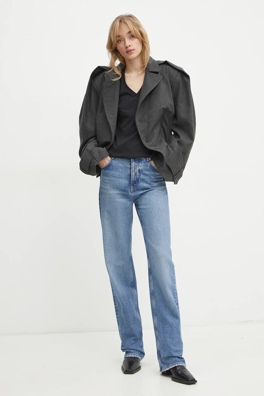 Бавовняна футболка Armani Exchange 6DYT37.YJDGZ чорний AW24