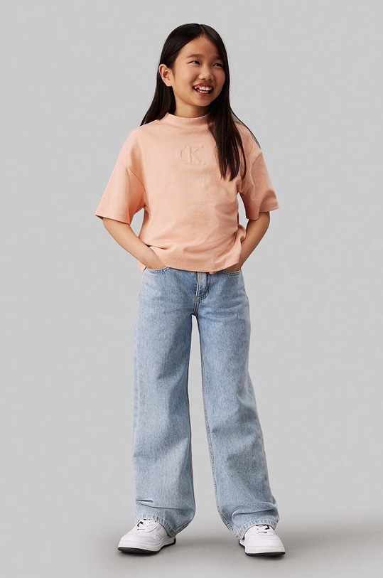 Dětské bavlněné tričko Calvin Klein Jeans IG0IG02537.9BYH.