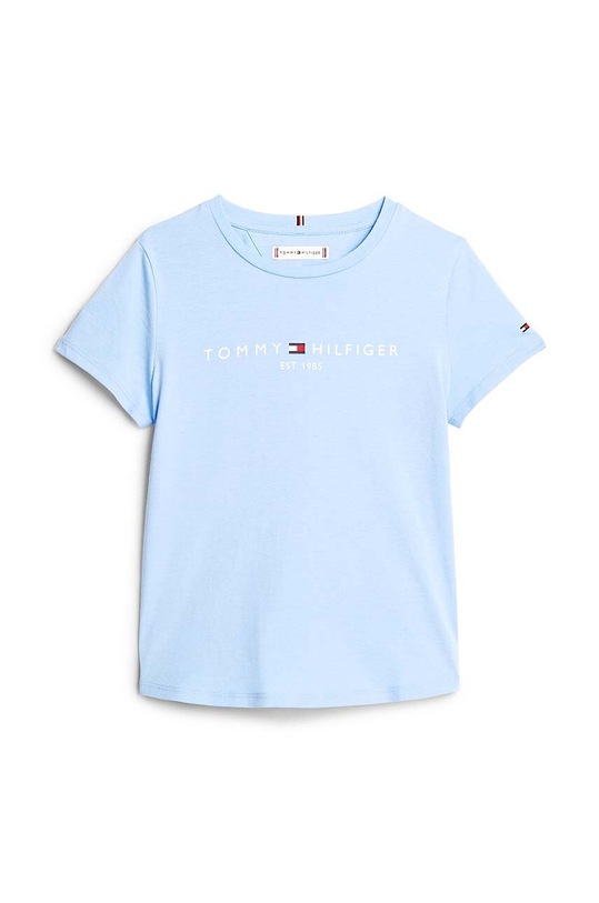 Tommy Hilfiger t-shirt bawełniany dziecięcy KG0KG05242.9BYH.128.176 niebieski AW24