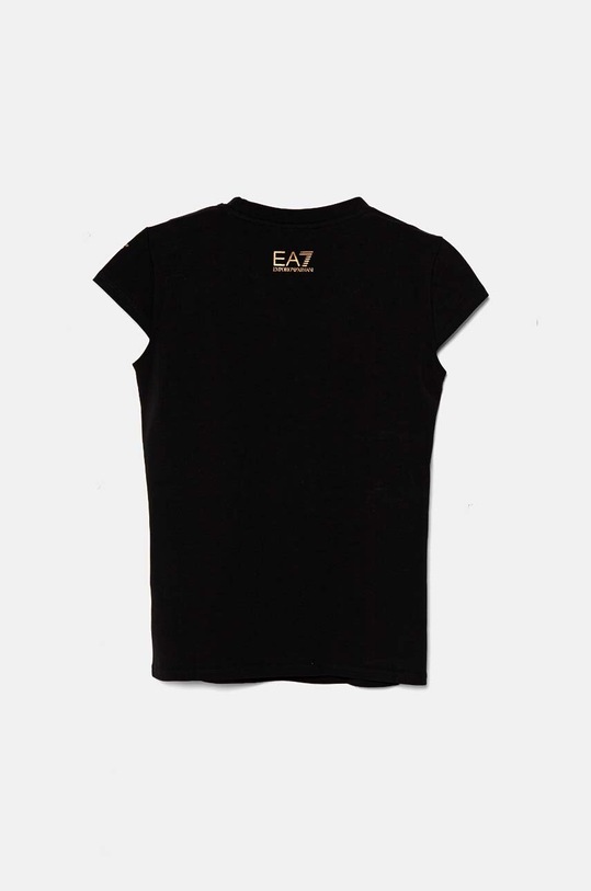 Dětské tričko EA7 Emporio Armani 6DFT01.FJQCZ černá AW24