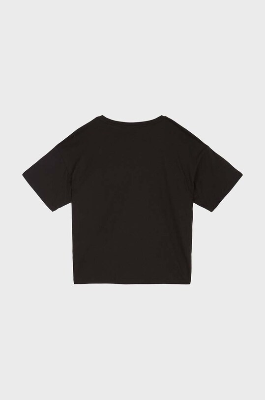 EA7 Emporio Armani tricou de bumbac pentru copii 6DFT11.FJLOZ negru AW24