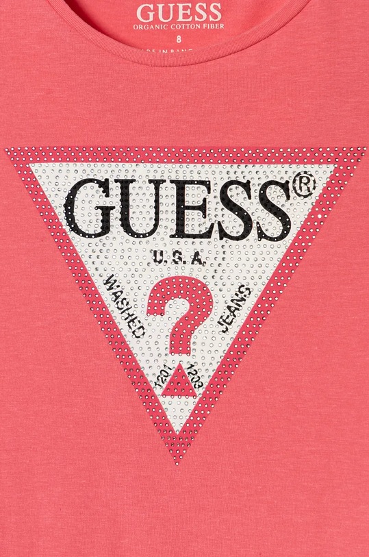 Dziewczynka Guess t-shirt dziecięcy J2YI51.K6YW1.9BYH różowy