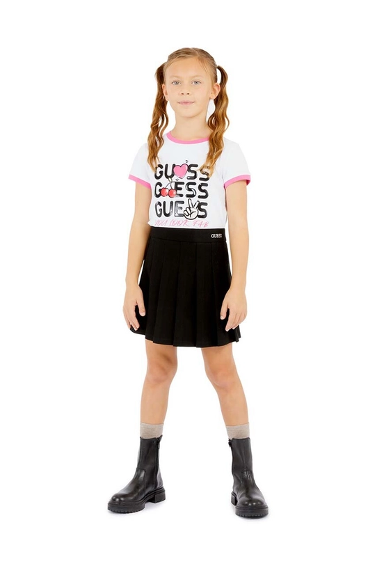 Guess t-shirt dziecięcy z elastanem biały J4YI08.K6YW4.9BYH