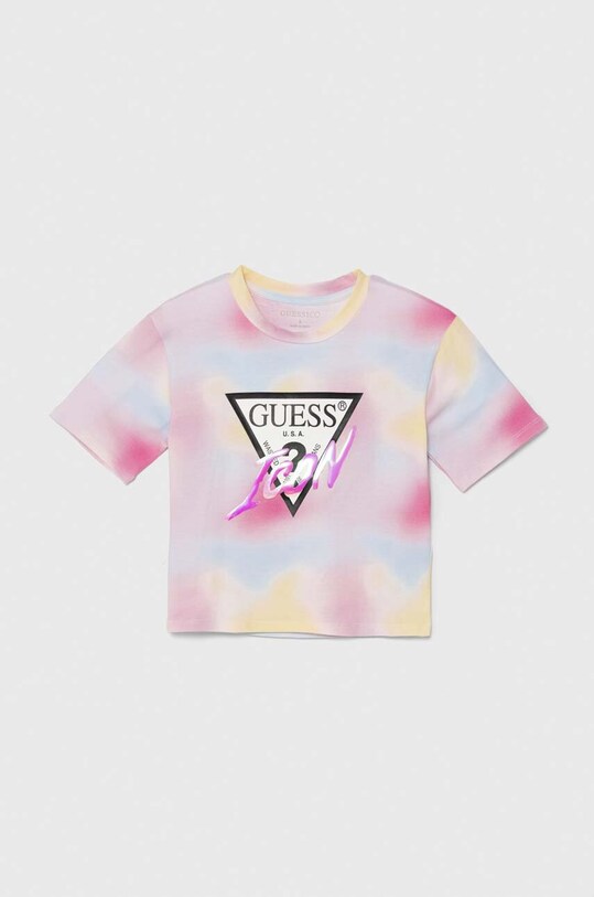 Guess tricou copii print roz J4YI09.K6YW3.9BYH