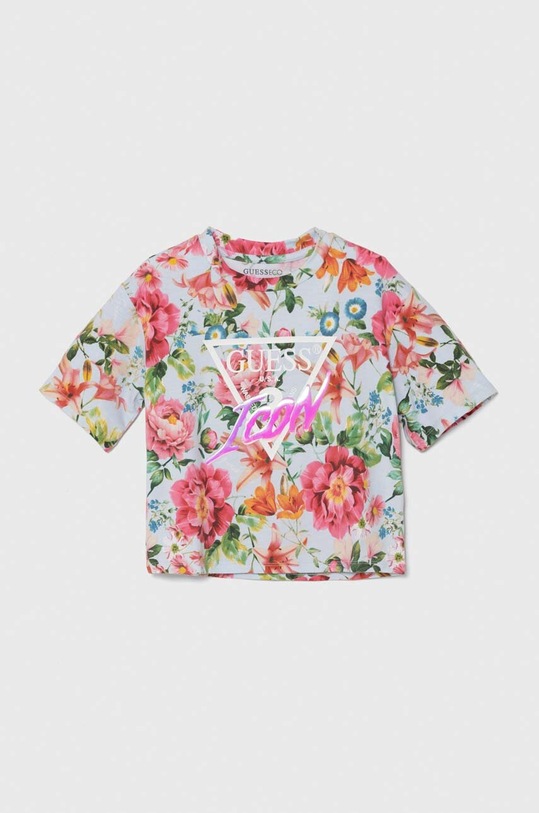 Dětské tričko Guess potisk modrá J4YI09.K6YW3.9BYH