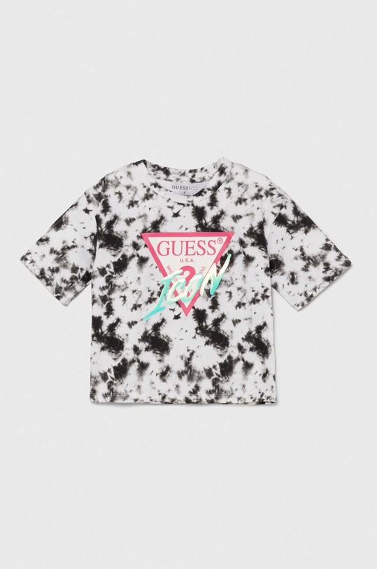Detské tričko Guess potlač čierna J4YI09.K6YW3.9BYH