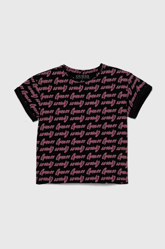 Guess maglietta per bambini sovrastampa nero J4YI11.K6YW4.9BYH