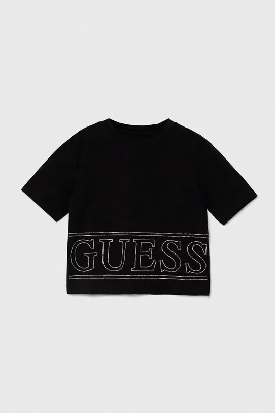 Μπλουζάκι Guess εφαρμογή μαύρο J4YI17.K6YW4.9BYH