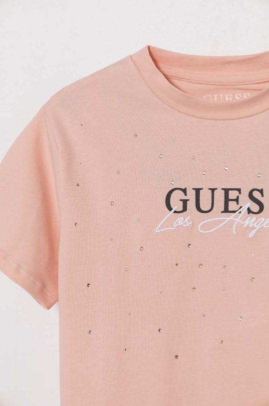 DÍVKA Dětské tričko Guess J4YI27.K6YW4.9BYH růžová