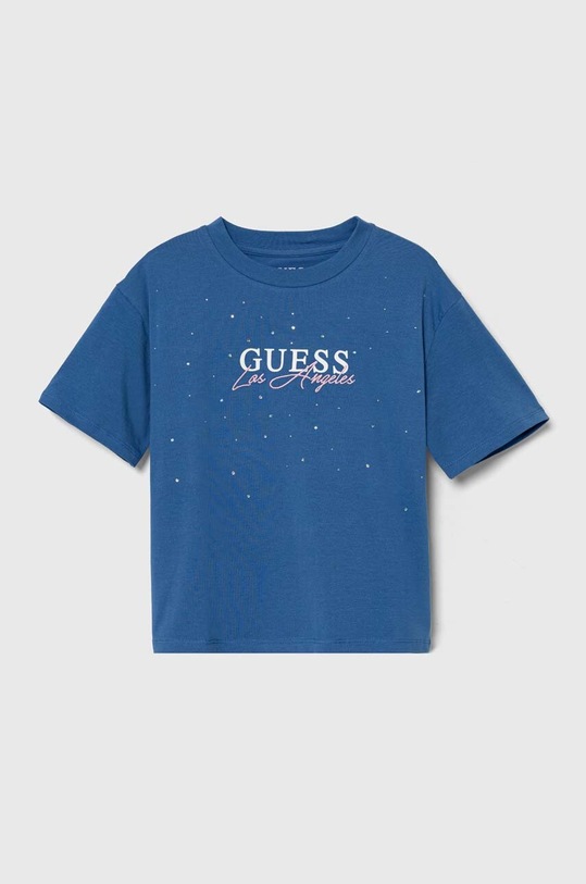 Dětské tričko Guess s elastanem modrá J4YI27.K6YW4.9BYH