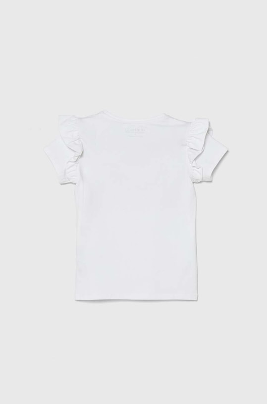 Guess t-shirt bawełniany dziecięcy J4YI43.K6YW4.9BYH biały AW24