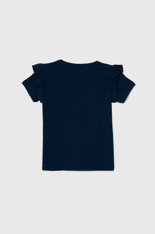 Guess t-shirt bawełniany dziecięcy J4YI43.K6YW4.9BYH granatowy AW24