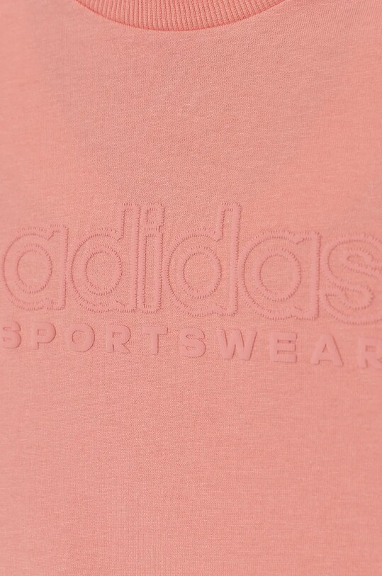 Дівчинка Дитяча бавовняна футболка adidas J SZN GFX TEE IV7114 рожевий