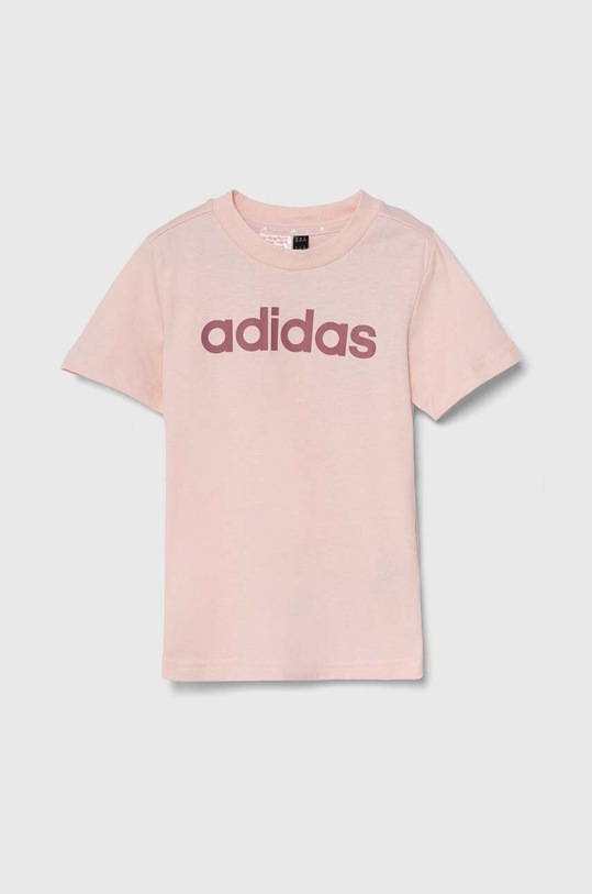 adidas gyerek pamut póló LK LIN CO TEE IW0874 rózsaszín AW24