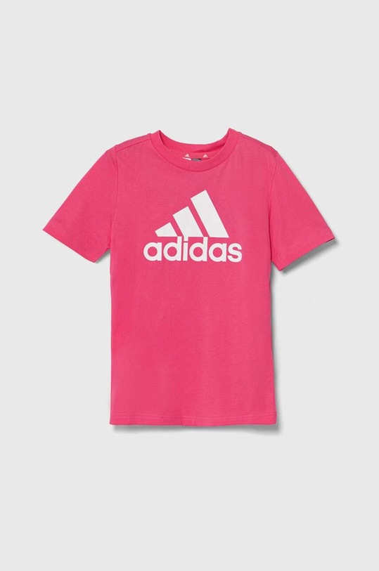 adidas tricou de bumbac pentru copii LK BL CO TEE IX7329 roz AW24