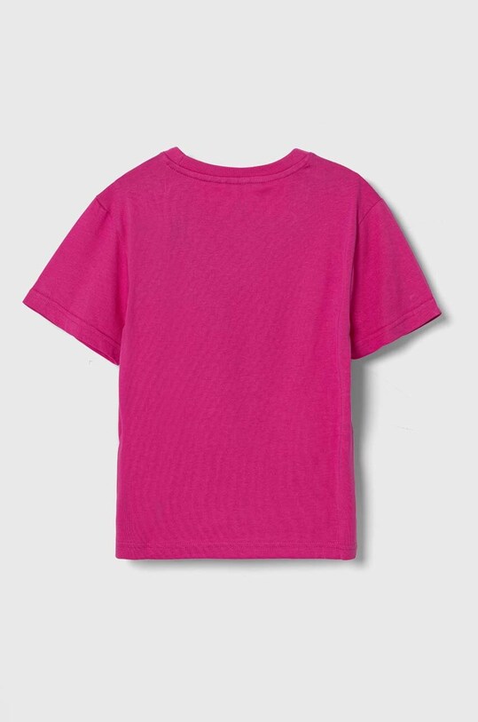 Детская хлопковая футболка adidas Originals TREFOIL TEE IY7419 розовый AW24