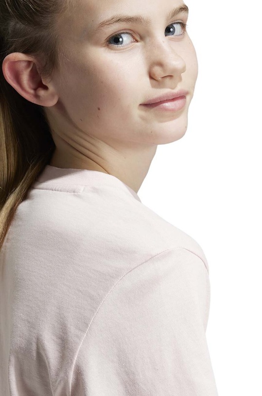 adidas tricou de bumbac pentru copii U SL TEE roz JF8747