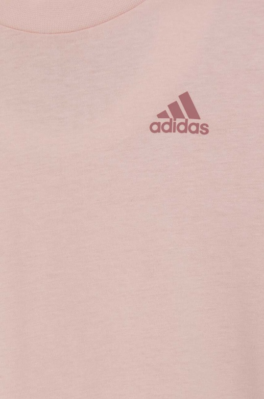 Fete adidas tricou de bumbac pentru copii U SL TEE JF8747 roz
