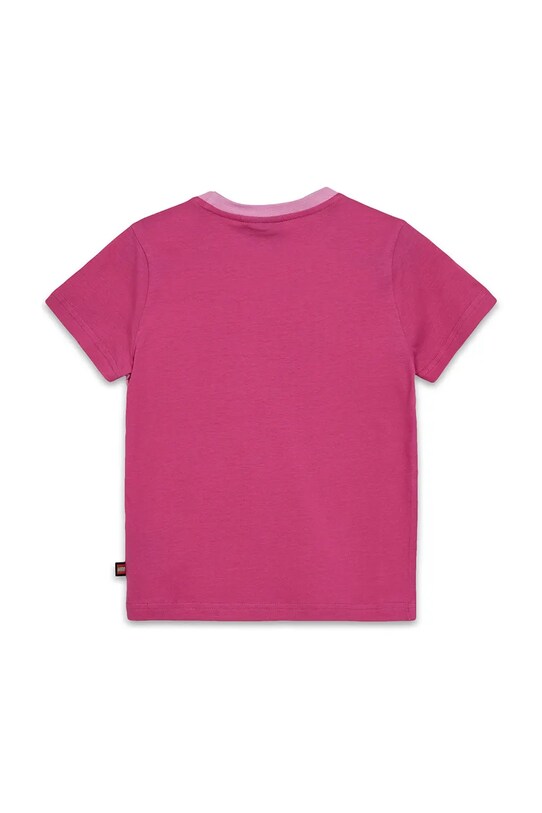 Lego t-shirt bawełniany dziecięcy LWTANO 628 12011336.G różowy AW24