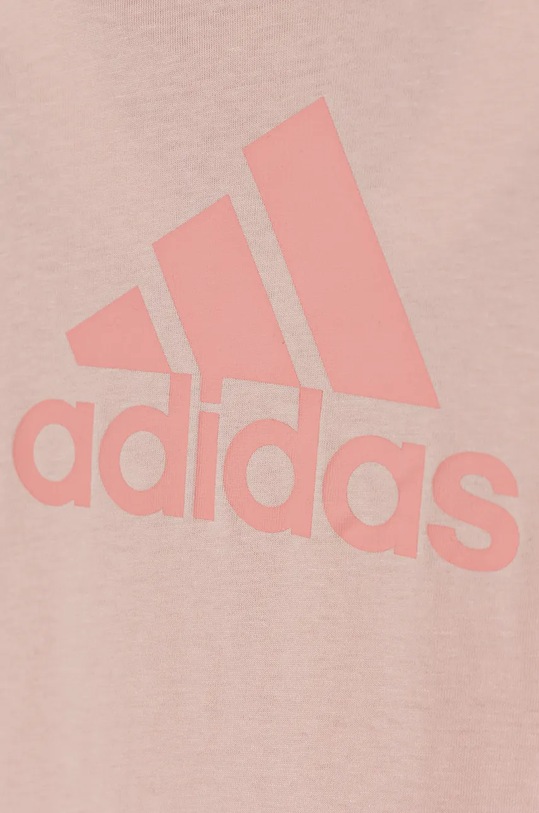 Дівчинка Дитяча бавовняна футболка adidas J BL CB T IV7306 рожевий