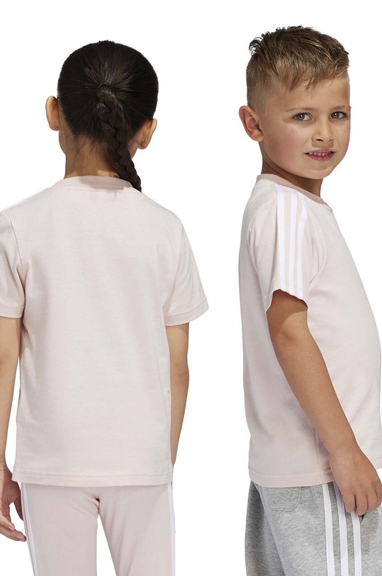 Dječja pamučna majica kratkih rukava adidas LK 3S CO TEE IX7338