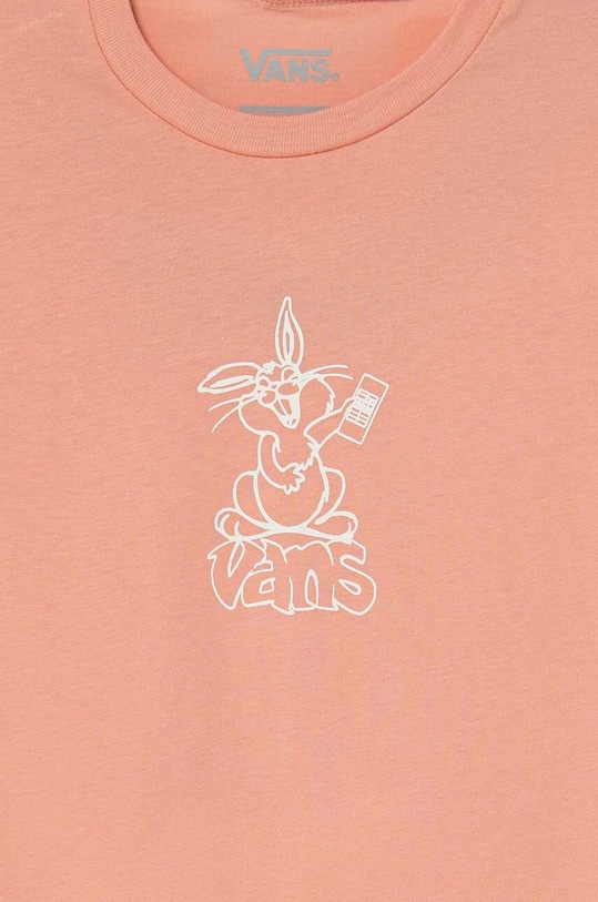 Fete Vans tricou de bumbac pentru copii GR CRAZY EDDY VN000K94D471 roz