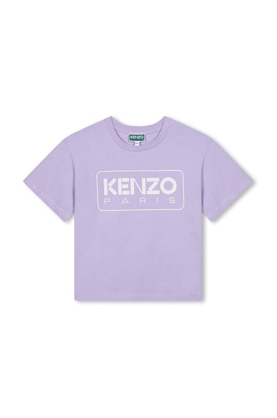 Дитяча бавовняна футболка Kenzo Kids бавовна фіолетовий K60704.86.108