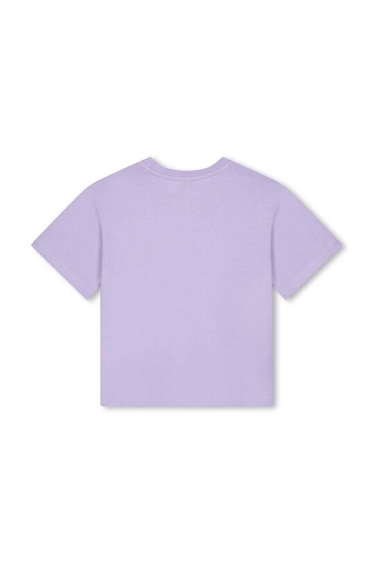 Дитяча бавовняна футболка Kenzo Kids K60704.86.108 фіолетовий AW24
