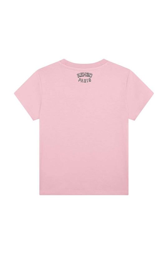 Kenzo Kids t-shirt bawełniany dziecięcy K60765.114.150 różowy AW24
