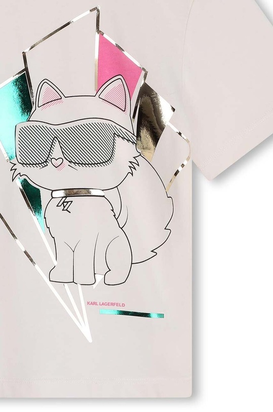 Dětské tričko Karl Lagerfeld béžová Z30184.114.150