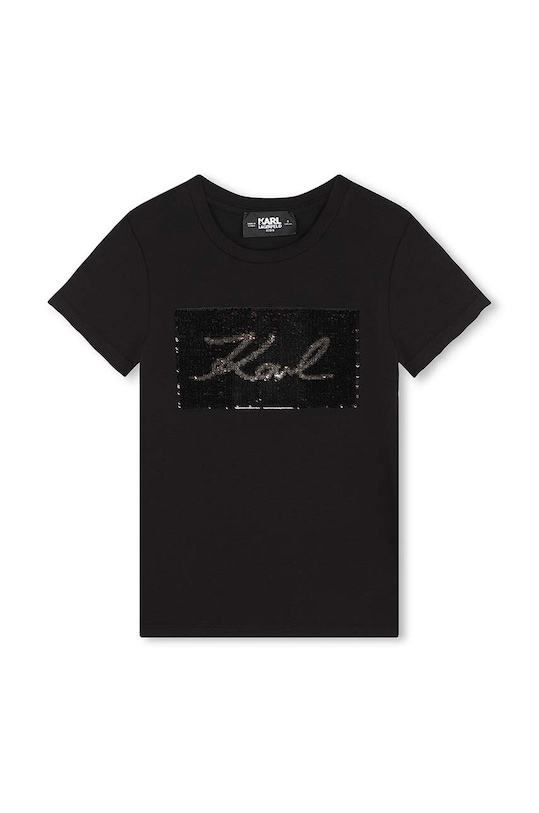 Karl Lagerfeld tricou copii imprimeu negru Z30210.114.150