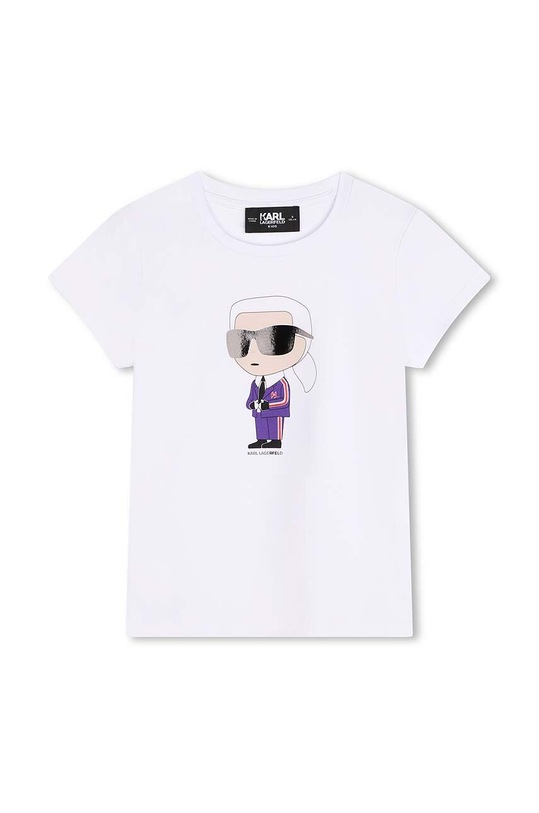 Karl Lagerfeld tricou copii print alb Z30211.114.150