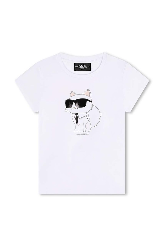 Karl Lagerfeld tricou copii print alb Z30211.114.150
