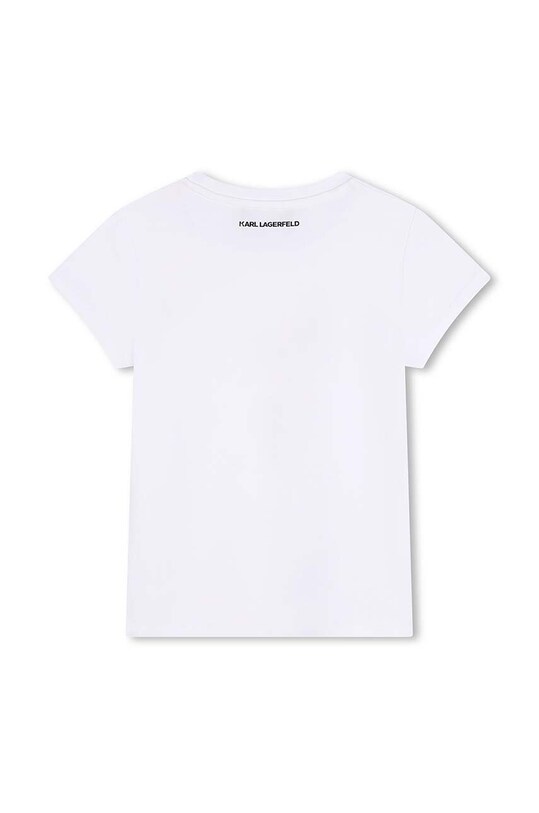 Karl Lagerfeld tricou copii Z30211.156.162 alb AW24
